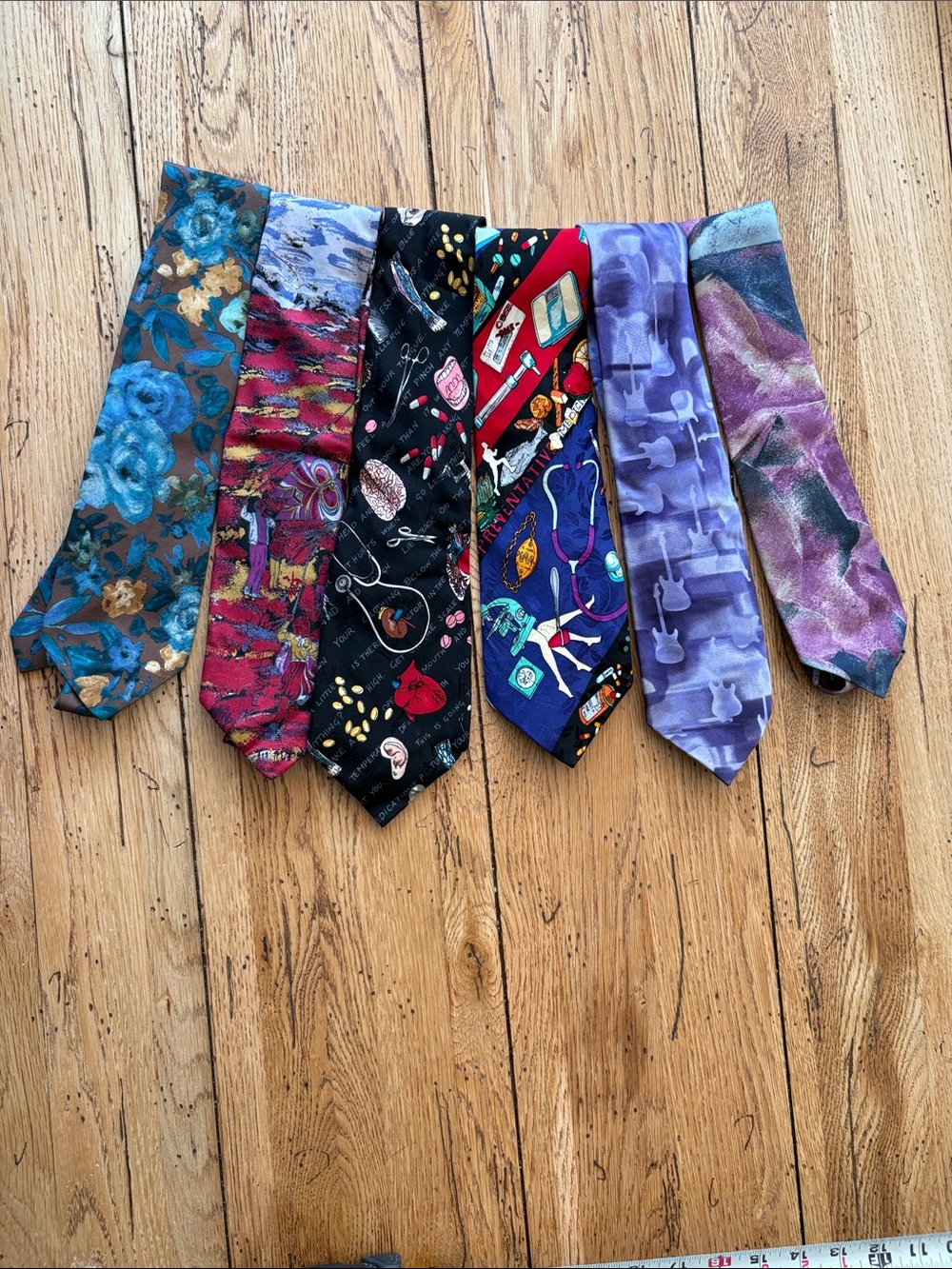 6 Silk Designer Ties -Balman, Nicole Miller, Carlos